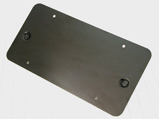 Mounting license plate front bmw